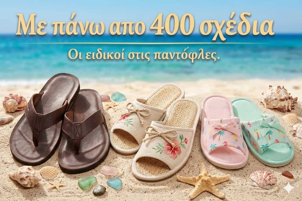 Παντοφλες ανδρικες γυναικειες παιδικες